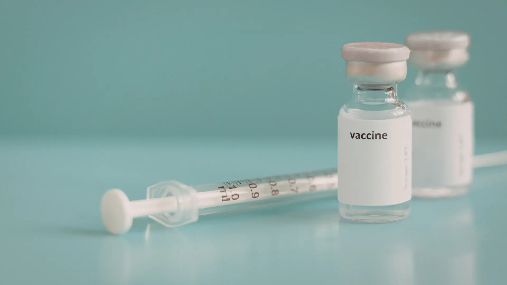 Vaccination being administered